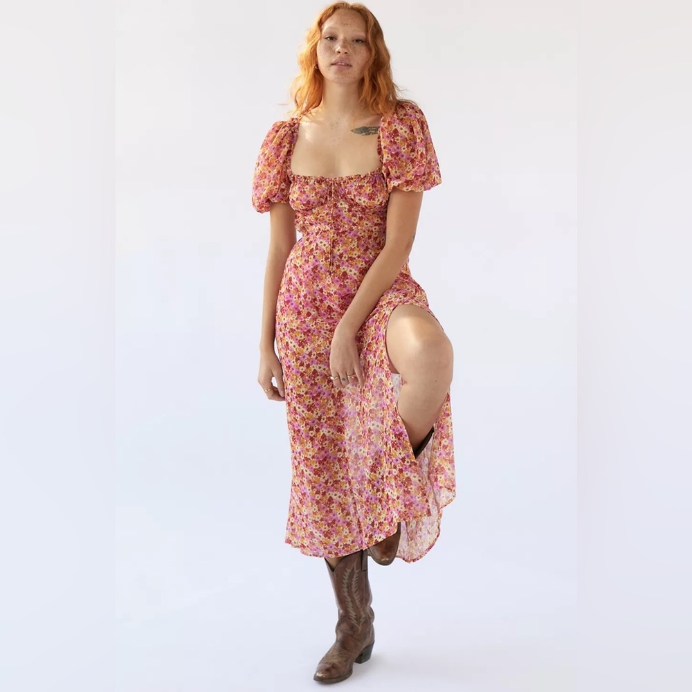 For Love and Lemons Felicia Midi Dress